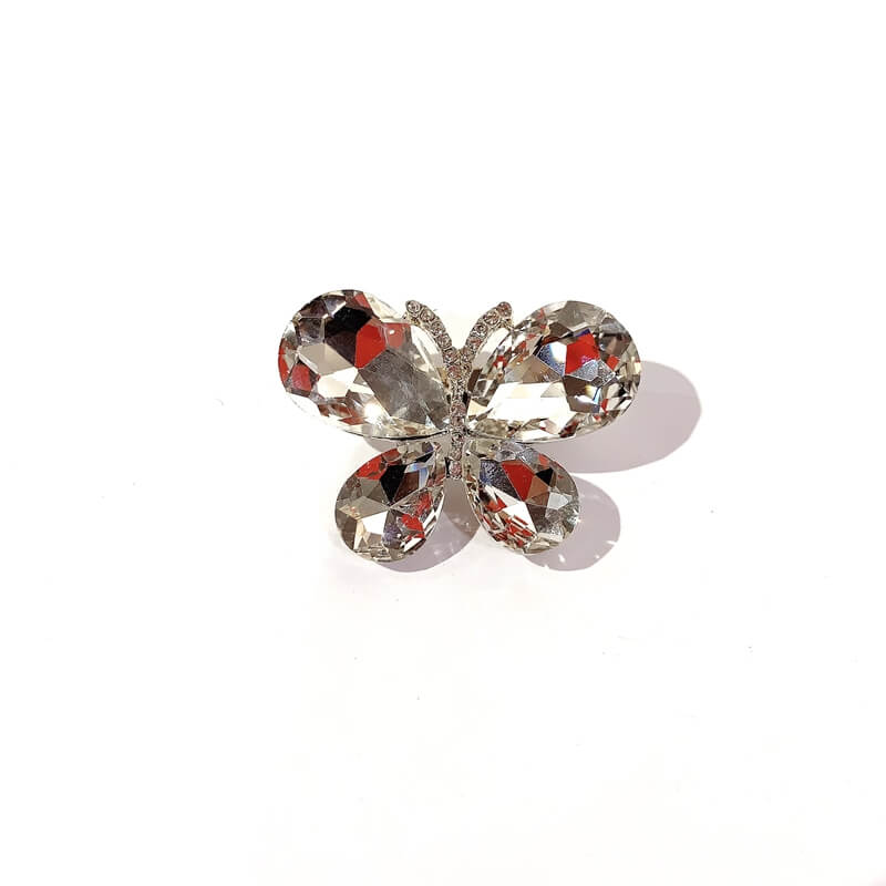 Broche cristal mariposa
