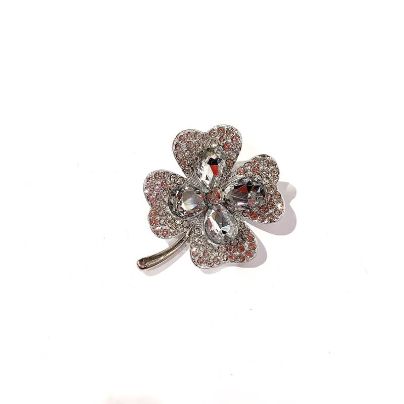 Broche cristales trebol