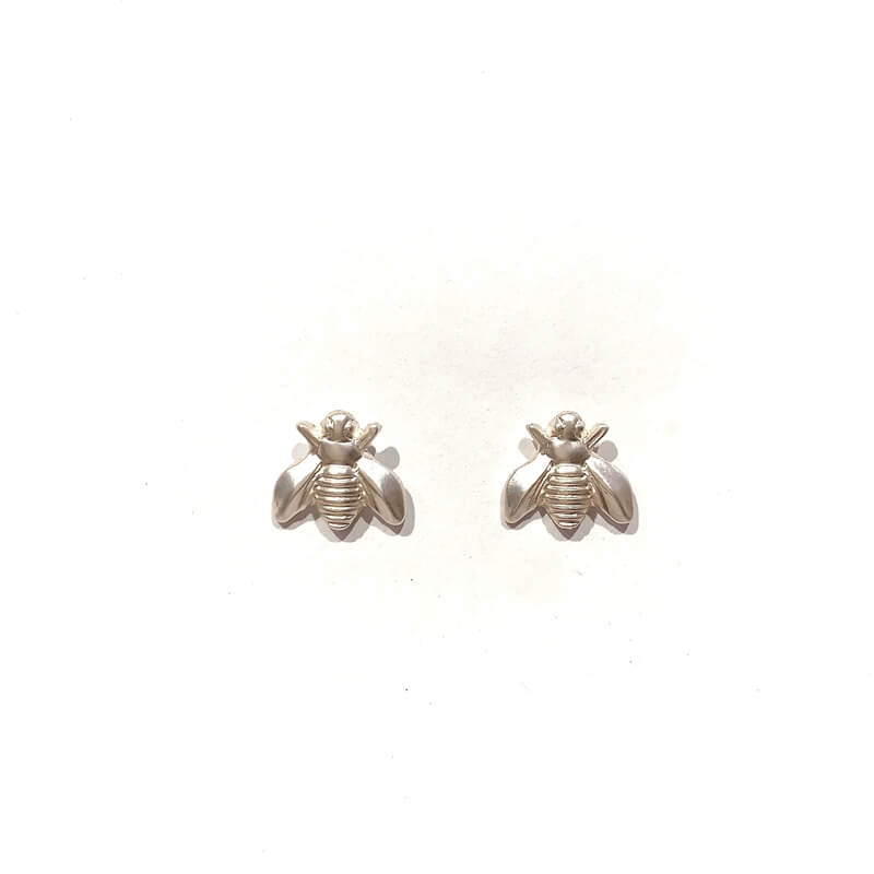 Pendientes metal mosca p