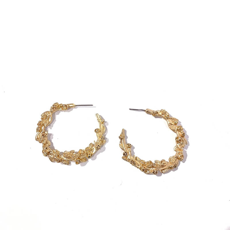 Pendientes metal aro