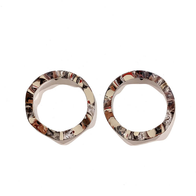 Pendientes metal aro liso