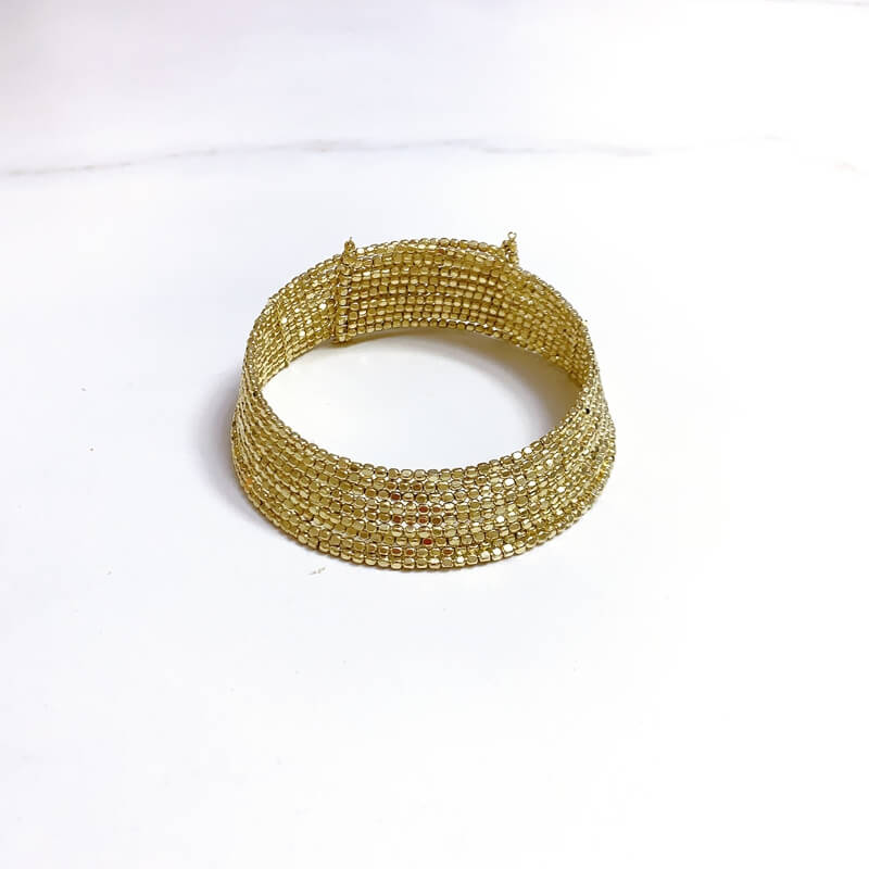 Collar choker de 9 filas